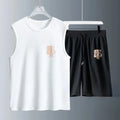 Men's Tank Top Sets 2026 Summer Quick drying beach Sportswear seaside oversize men's chandals sports  Breathable running