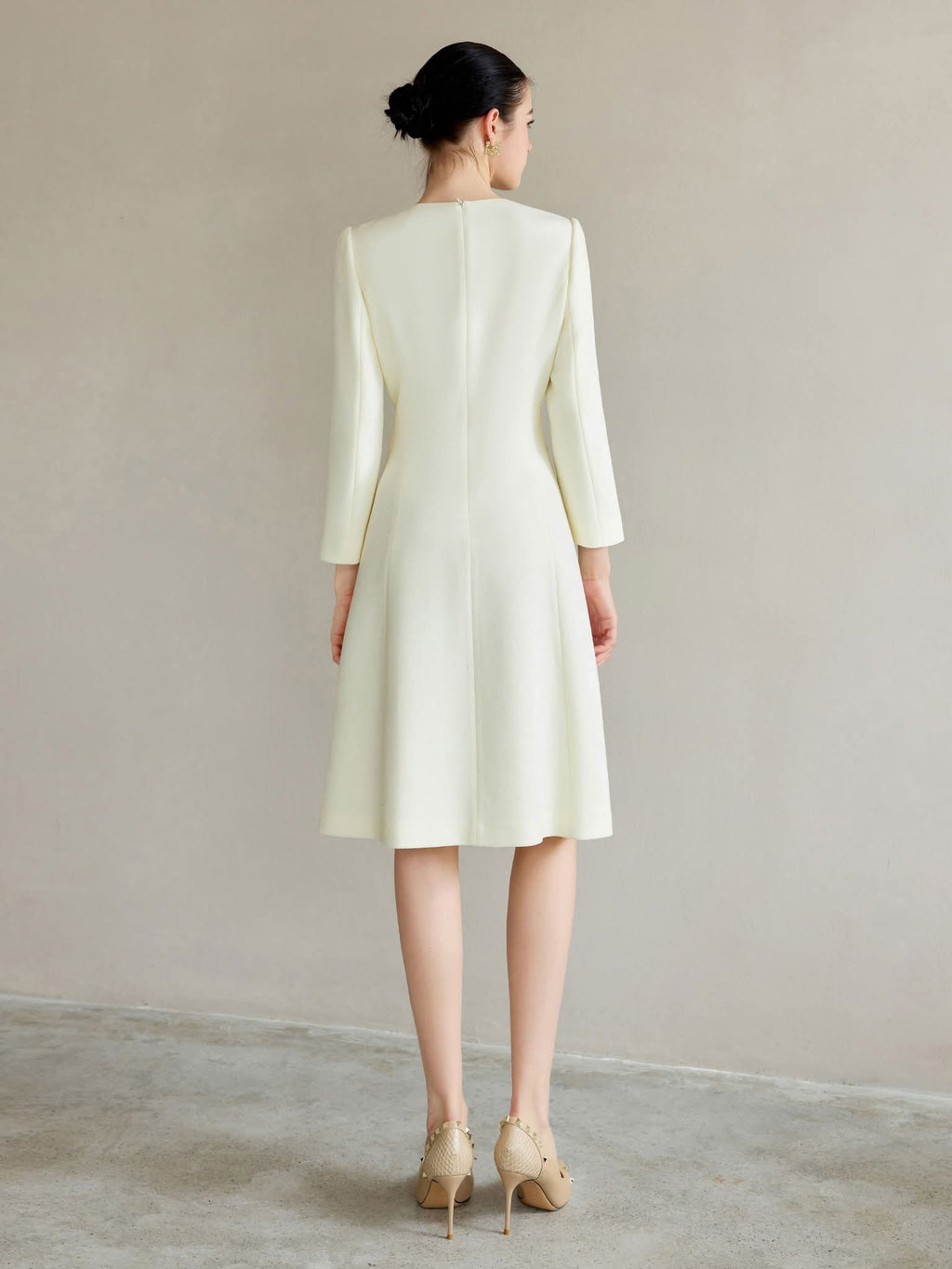 The Ivory Regal Coat Dress