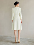 The Ivory Regal Coat Dress