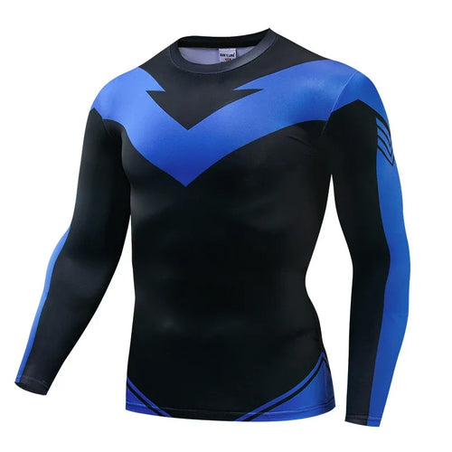 Compression T-Shirts Sportswear Gym Rash Guard Boxing Training Sports