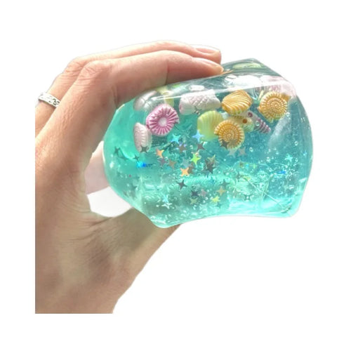 Ocean Style Embedded Shell Slow Rising Squishy Toy Sensory Toys Mochi