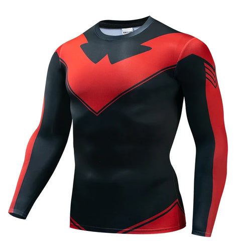 Compression T-Shirts Sportswear Gym Rash Guard Boxing Training Sports