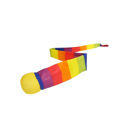 Rainbow Comet Ball Soft Tail 65cm Indoor Outdoor Play Ball Throwing