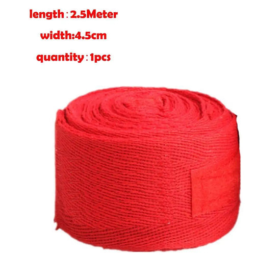 1.5/2/3/5M Cotton Boxing Bandage Sports Strap Sanda Kick Boxing MMA