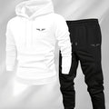 Hooded sweatshirt for men trendy American streetwear style