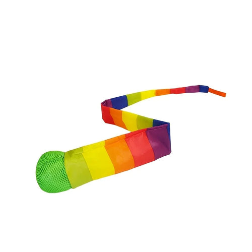 Rainbow Comet Ball Soft Tail 65cm Indoor Outdoor Play Ball Throwing