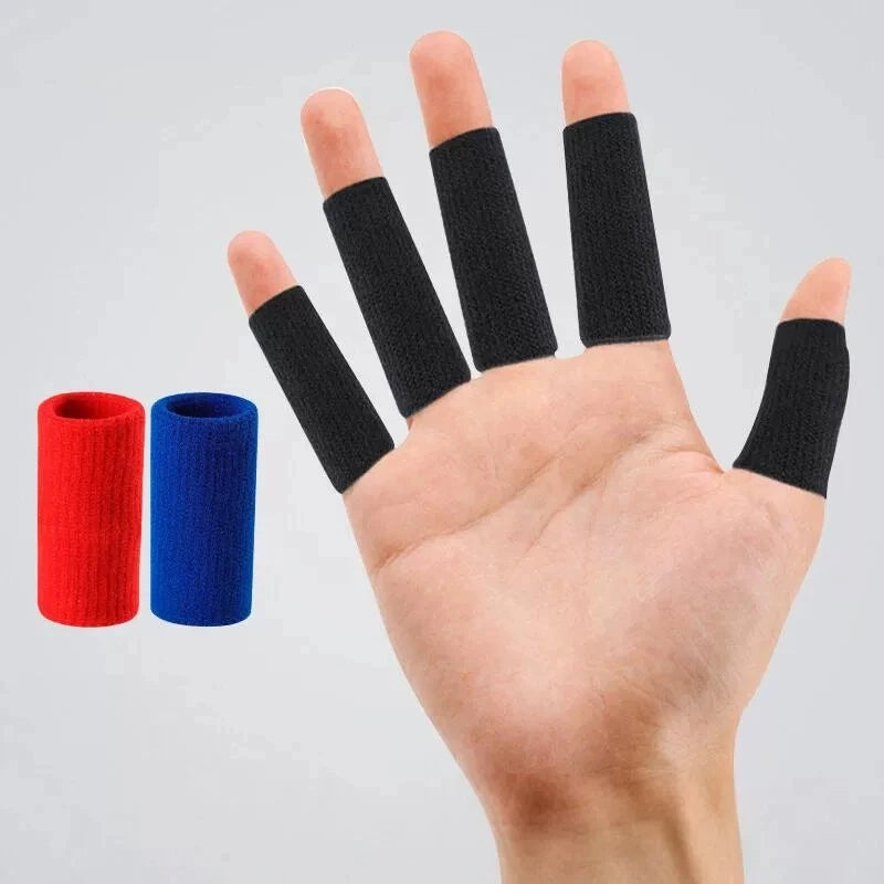 10PCS Elastic Sports Finger Sleeves Arthritis Support Finger Guard