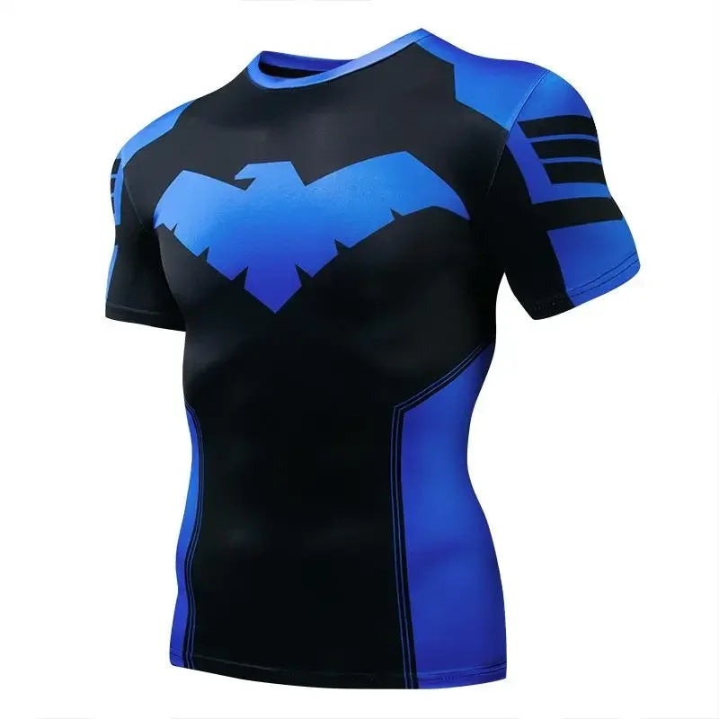 Compression T-Shirts Sportswear Gym Rash Guard Boxing Training Sports