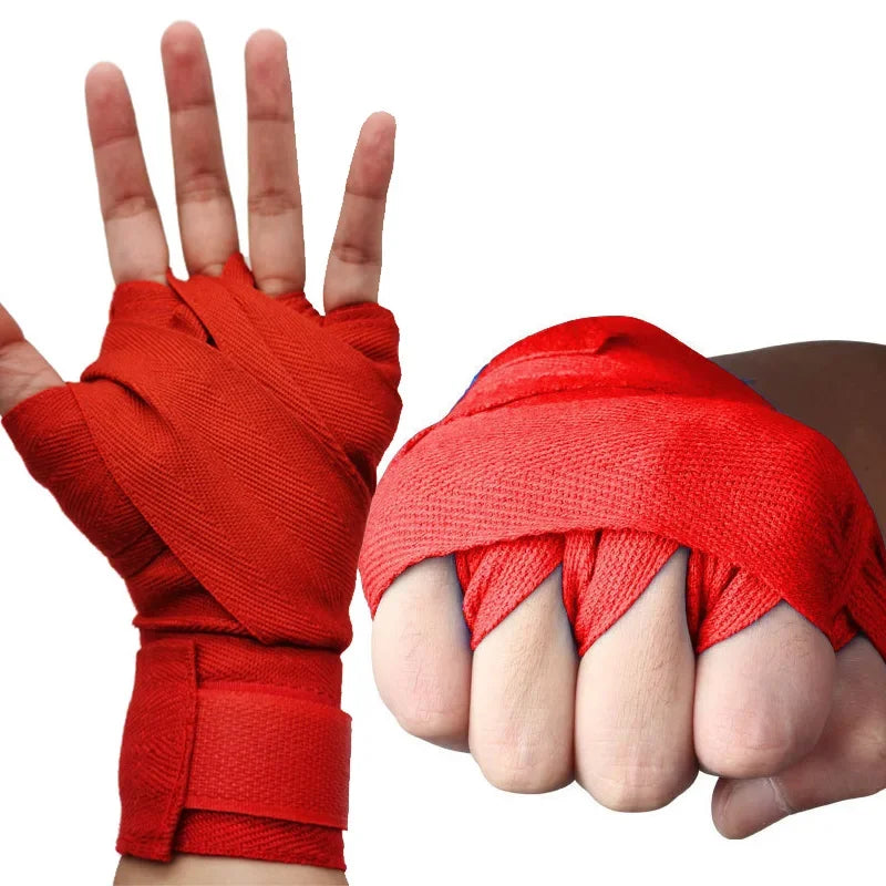 2/10 Rolls 5M Cotton Boxing Bandage Sports Strap for MMA Sanda