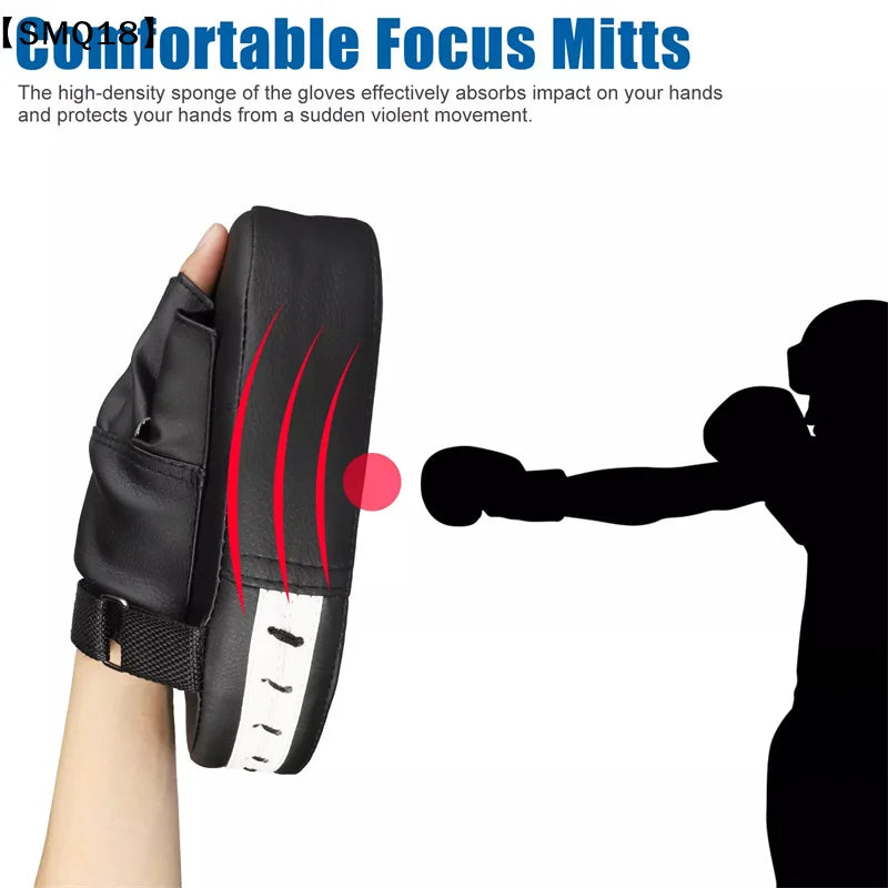 2Pcs/Lot Kick Boxing Gloves Pad Punch Target Bag  MMA PU Karate Muay