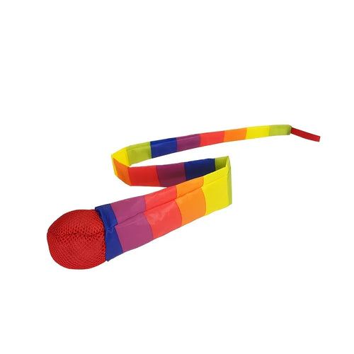 Rainbow Comet Ball Soft Tail 65cm Indoor Outdoor Play Ball Throwing