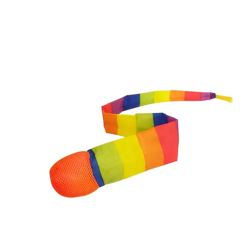 Rainbow Comet Ball Soft Tail 65cm Indoor Outdoor Play Ball Throwing