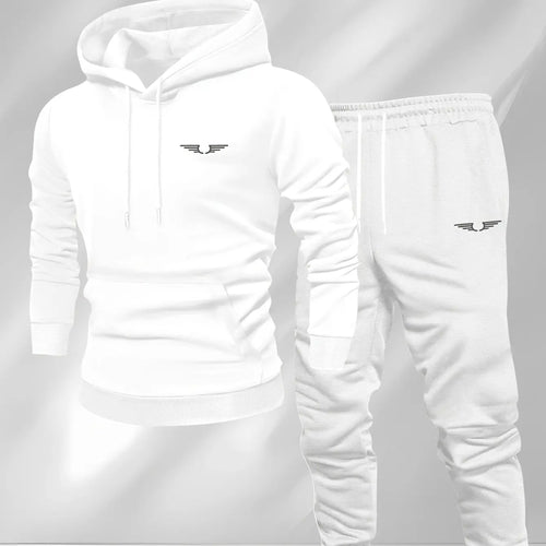 Hooded sweatshirt for men trendy American streetwear style