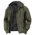 American European New Fashion Men’s Casual Trendy Solid Color Zipper