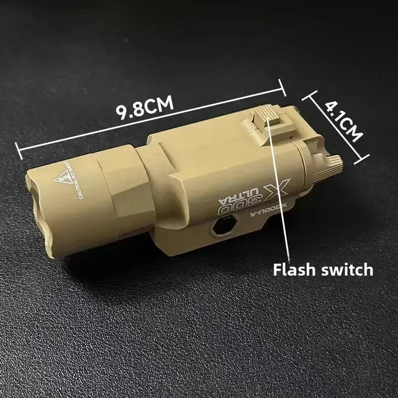Tactical Light X300 X300U Nylon Pistol Gun Strobe LED Light Fit 20mm