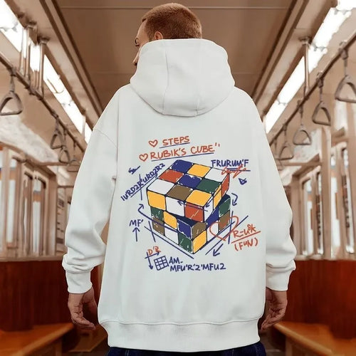 【M-8XL Hoodies】Men Oversized Pullover Hoodie Fashion Loose Multicolor