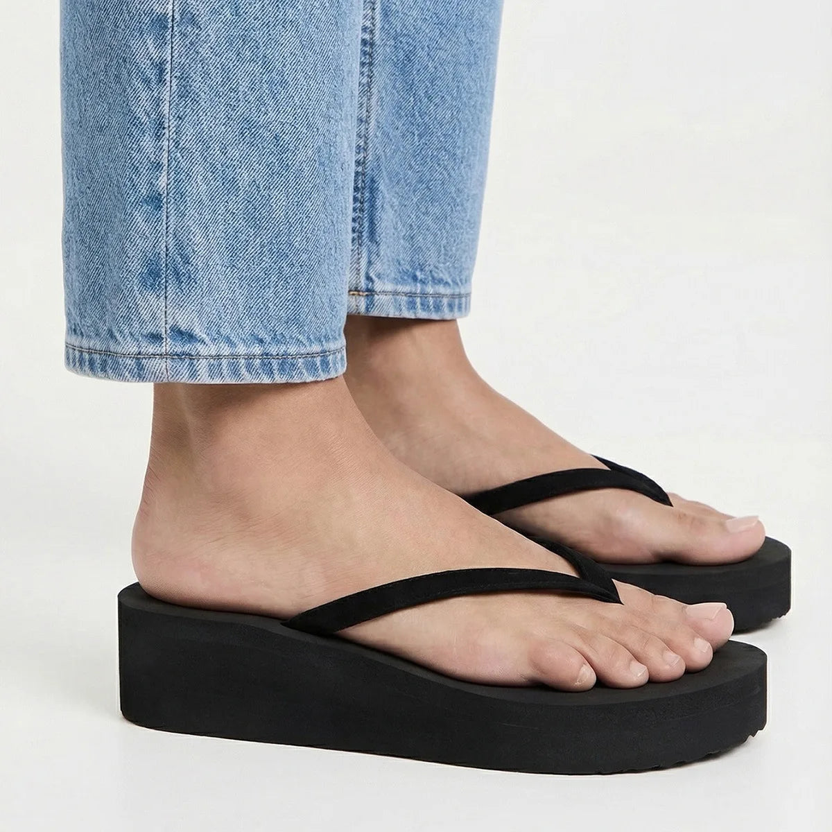 Slippers Summer Shoes Women Wedges Sandals Slides Beach Home Slippers