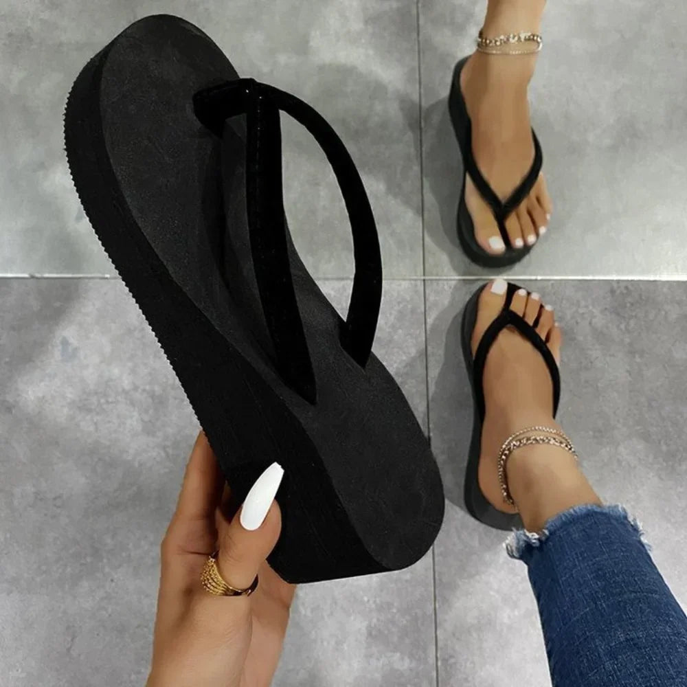 Slippers Summer Shoes Women Wedges Sandals Slides Beach Home Slippers