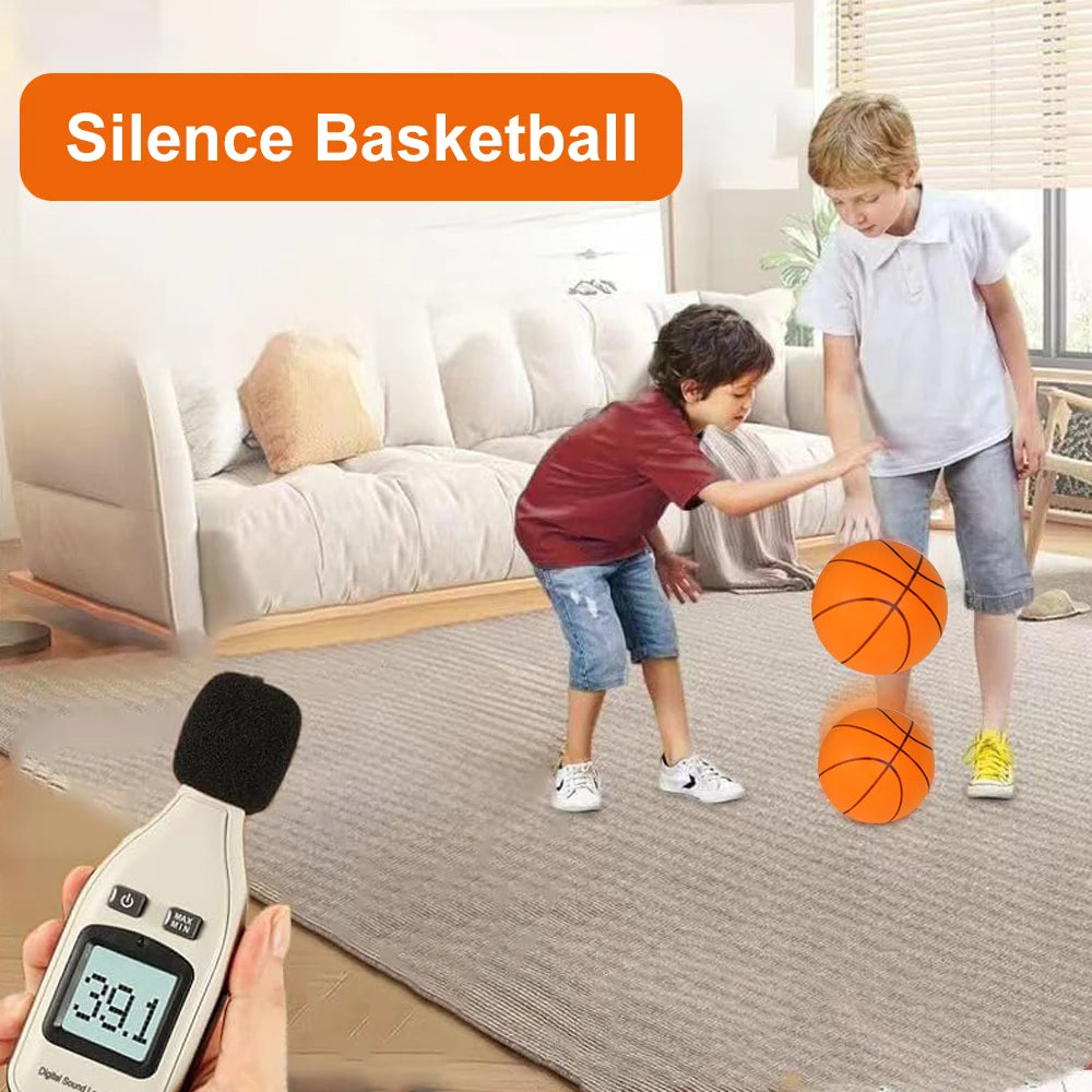 Silent Dribbling Basketball Indoor Foam Ball Size 3/5/7 High Bounce