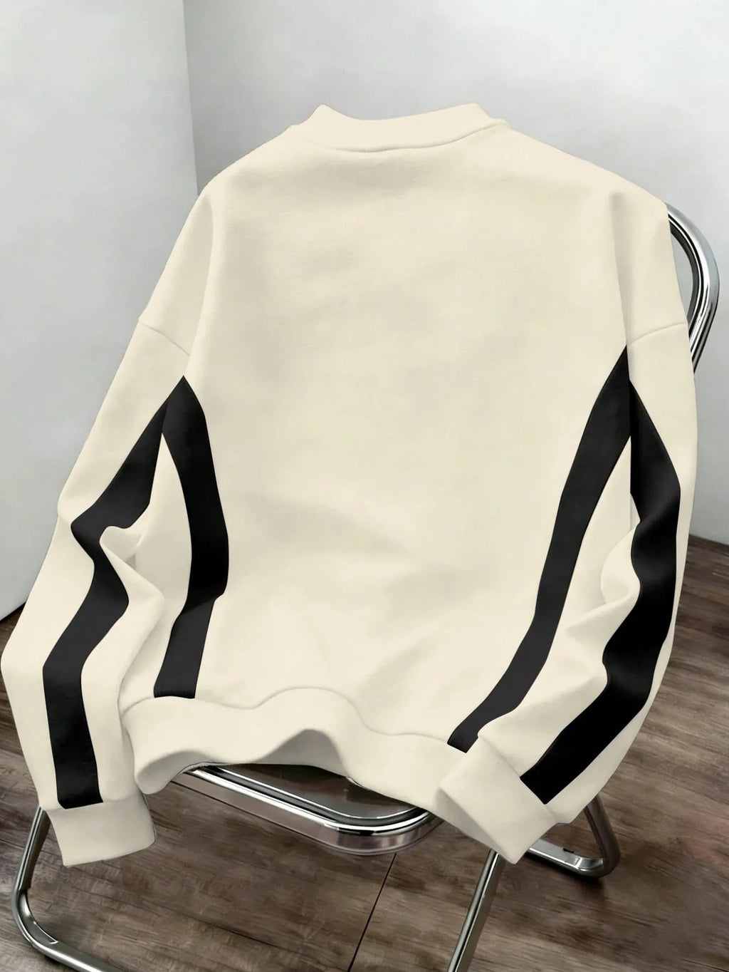 Fall/Winter Men's Round-neck Sweatshirt with Letter Print - Comfortable Soft Casual Fashionable Streetwear for Men